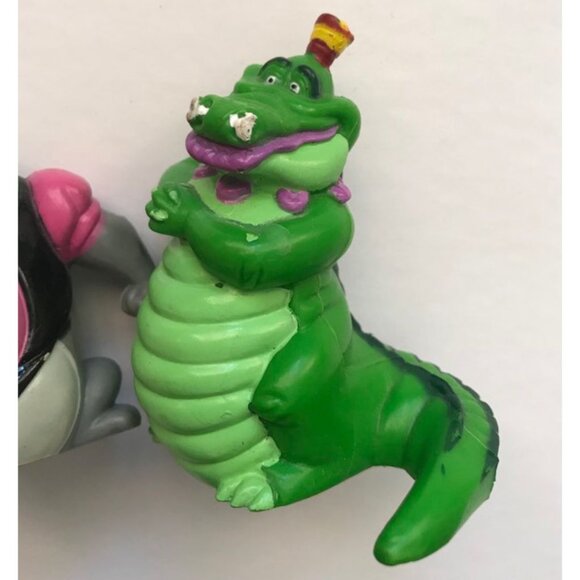 1989 All Dogs Go to Heaven Pvc Plastic Toys Carface Carruthers King Gator - Picture 2 of 5